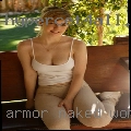 Armor naked woman