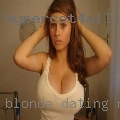 Blonde dating Rochester