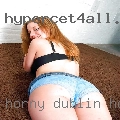 Horny Dublin housewife