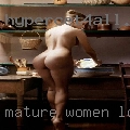 Mature women looking